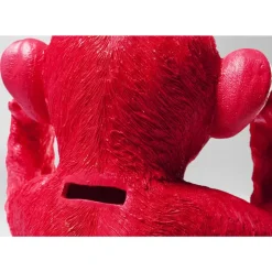 New Spardose Monkey Kikazaru Rot Deko & Geschenkartikel