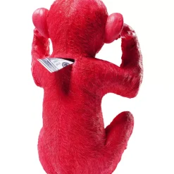 New Spardose Monkey Kikazaru Rot Deko & Geschenkartikel
