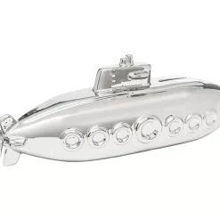 Sale Spardose Submarine Silber 11Cm Deko & Geschenkartikel