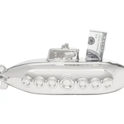 Sale Spardose Submarine Silber 11Cm Deko & Geschenkartikel