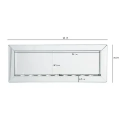 Spiegel Big Beauty Candle Light 90X35 Spiegel