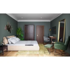 Spiegel Curve Rectangular Brass 70X200Cm Spiegel