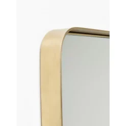 New Spiegel Curve Rectangular Brass 80X120Cm Spiegel