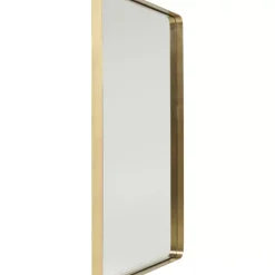New Spiegel Curve Rectangular Brass 80X120Cm Spiegel