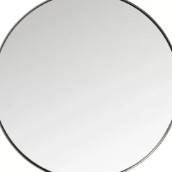 Spiegel Curve Round Steel Nature O100Cm Spiegel