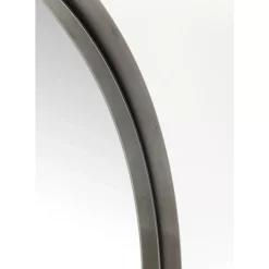 Spiegel Curve Round Steel Nature O100Cm Spiegel