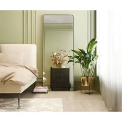 Spiegel Ombra Soft Schwarz 200X80Cm Spiegel