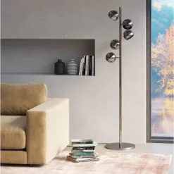 Best Stehleuchte Calotta Chrome 5Er Steh & Bodenleuchten