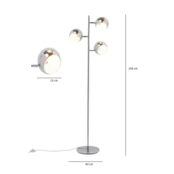 Stehleuchte Calotta Chrome Steh & Bodenleuchten