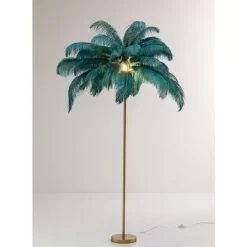 Outlet Stehleuchte Feather Palm Grun 165Cm Steh & Bodenleuchten