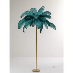 Outlet Stehleuchte Feather Palm Grun 165Cm Steh & Bodenleuchten