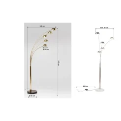 Discount Stehleuchte Five Fingers Brass Steh & Bodenleuchten