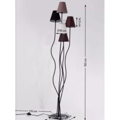 Discount Stehleuchte Flexible Mocca Cinque Steh & Bodenleuchten