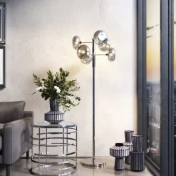 Clearance Stehleuchte Headlight Chrome 163Cm Steh & Bodenleuchten