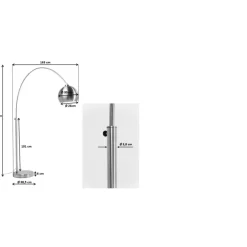 Stehleuchte Lounge Small Deal Eco Matt Schwarz 175 Steh & Bodenleuchten
