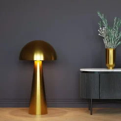 Clearance Stehleuchte Loungy Gold 95Cm Steh & Bodenleuchten