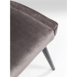 Stuhl Black Marshall Velvet Grau Stühle