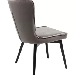 Stuhl Black Marshall Velvet Grau Stühle