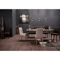 Outlet Stuhl Casual Buttons Vintage Stühle