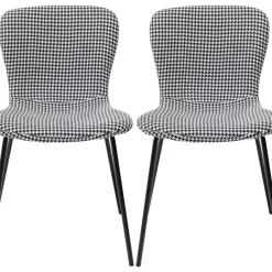 Discount Stuhl Frida Schwarz Und Weiss (2/Set) Stühle