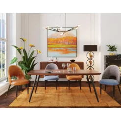 Stuhl Hudson Blau Stühle