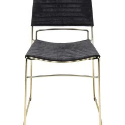 Hot Stuhl Hugo Schwarz Gold Stühle