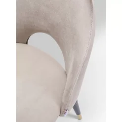 Discount Stuhl Iris Velvet Beige Stühle