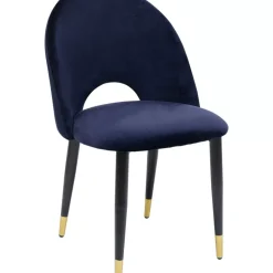 Stuhl Iris Velvet Blau (2/Set) Stühle