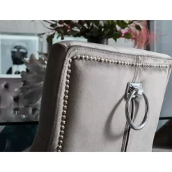 Online Stuhl Prince Velvet Grau Stühle