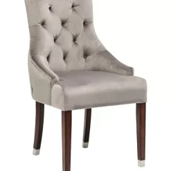 Online Stuhl Prince Velvet Grau Stühle