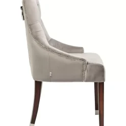 Online Stuhl Prince Velvet Grau Stühle