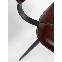 Stuhl Samba Leder Braun Stühle