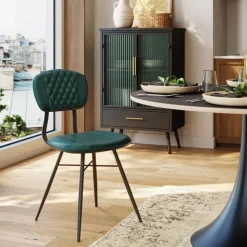 Online Stuhl Samba Leder Dunkelgrun Stühle