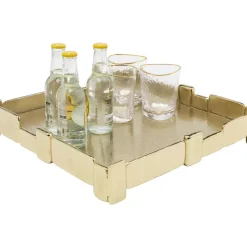 New Tablett Bricks 42X42Cm Geschirr & Tischaccessoires