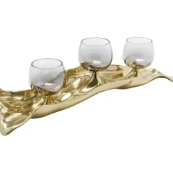 Online Teelichthalter 3 Jade Gold (4/Tlg.) Deko & Geschenkartikel