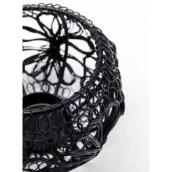 New Teelichthalter Hayat Schwarz O12Cm Deko & Geschenkartikel