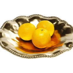 Outlet Teller Bell Gold O36Cm Geschirr & Tischaccessoires