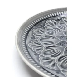 Outlet Teller Sicilia Mandala Grau O27Cm Geschirr & Tischaccessoires