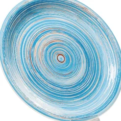 Sale Teller Swirl Blau O27Cm Geschirr & Tischaccessoires