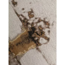 Hot Teppich Abstract Grey Line O200Cm Teppiche