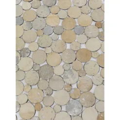 Teppich Circle Beige O250Cm Teppiche