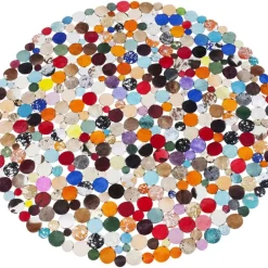 Teppich Circle Multi O150Cm Teppiche
