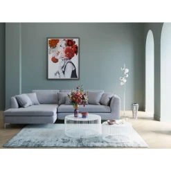 Teppich Glimmer Blau 170X240Cm Teppiche