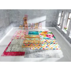 New Teppich Kelim Pop Grey 170X240Cm Teppiche