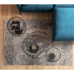 New Teppich Kelim Pop Grey 170X240Cm Teppiche