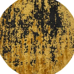 New Teppich Silja Gelb O200Cm Teppiche