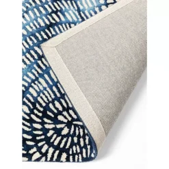 Clearance Teppich Stamp Blau 200X300Cm Teppiche