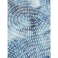 Clearance Teppich Stamp Blau 200X300Cm Teppiche