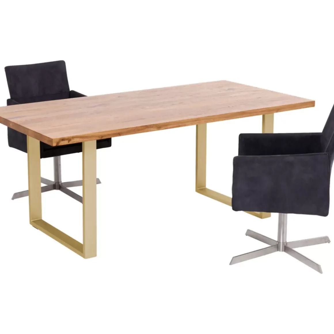 Online Tisch Jackie Eiche Messing 160X80 Tische