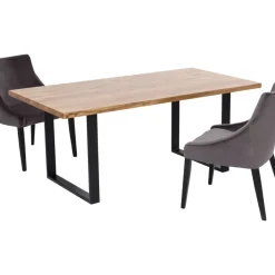 Outlet Tisch Jackie Eiche Schwarz 180X90 Tische